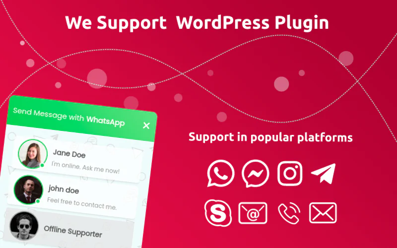 We Support WordPress Plugin