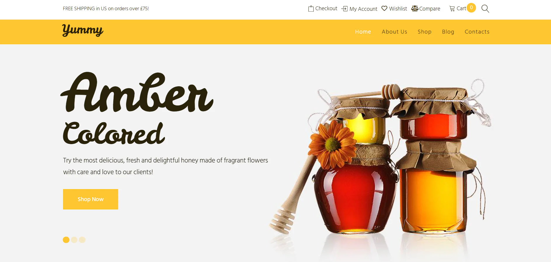 Yummy - Honey Store WooCommerce Theme