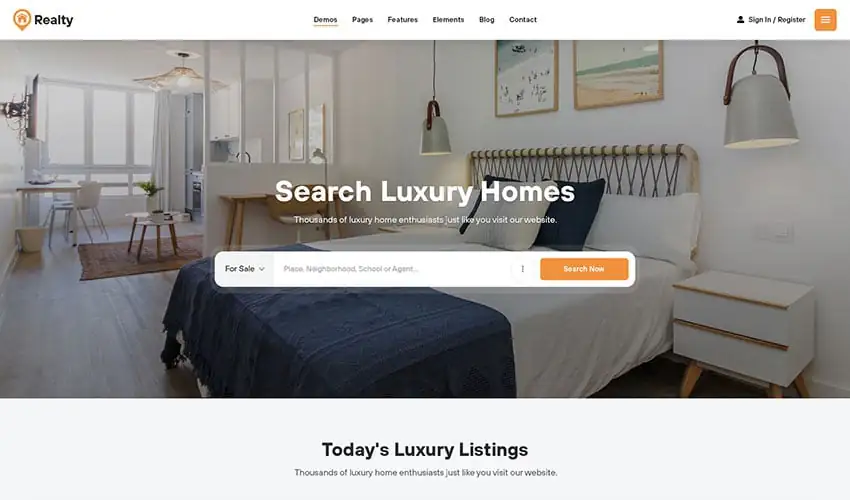 Realty - Real Estate WordPress Theme